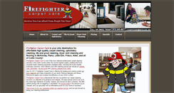 Desktop Screenshot of firefightercarpetcare.com